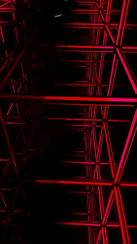 Dark glowing geometric crypto nodes background